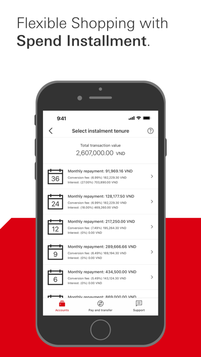 HSBC Vietnam Screenshot
