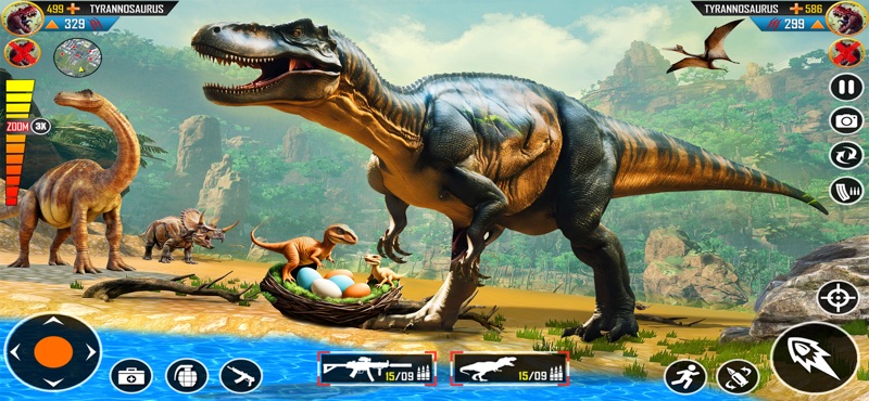Dino Family Adventure Game screenshot 1