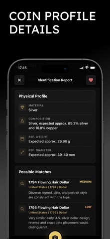 Coin Identifier: MintScope screenshot