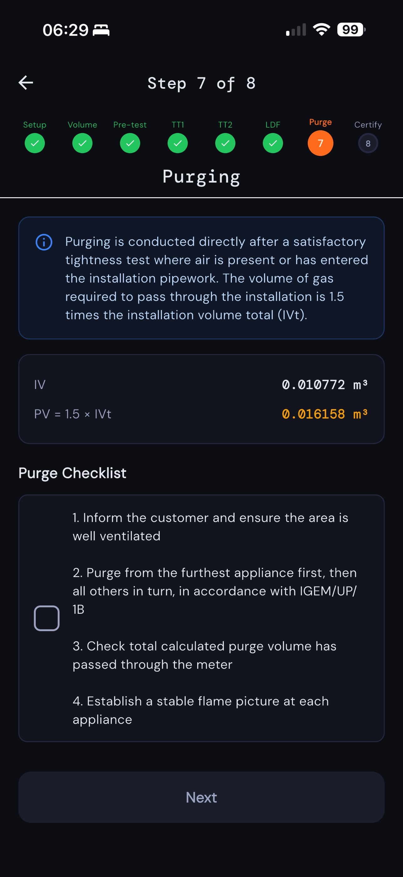 Screenshot 6 of UP/1B Calculator
