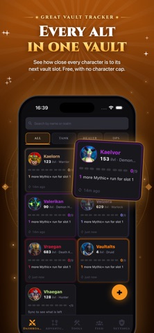 VaultAlts - WoW Vault Tracker Screenshot 2 of 10