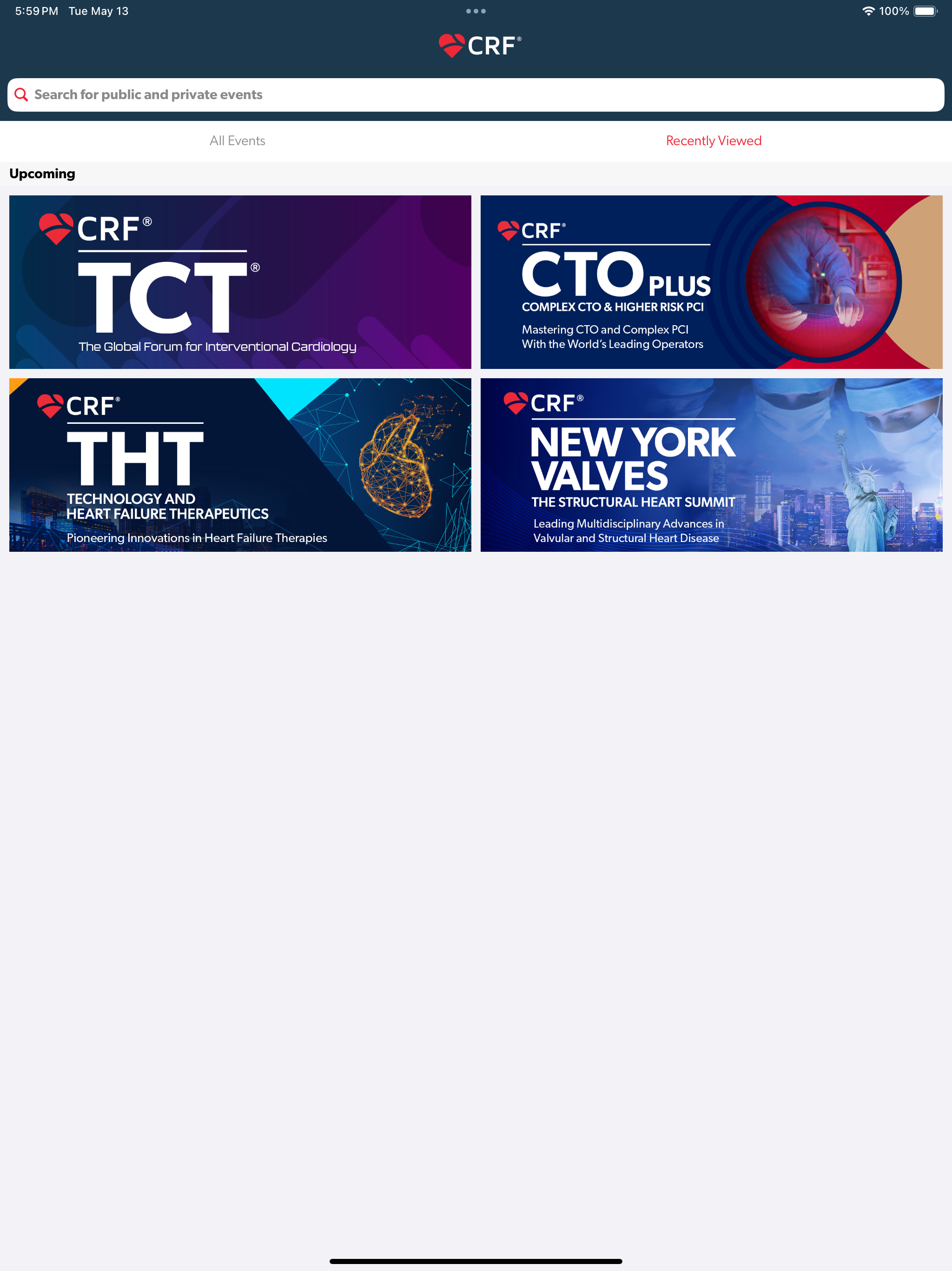 CRF Events screenshot 5