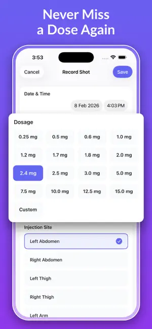 GLP 1 Tracker - DoseWise screenshot 4