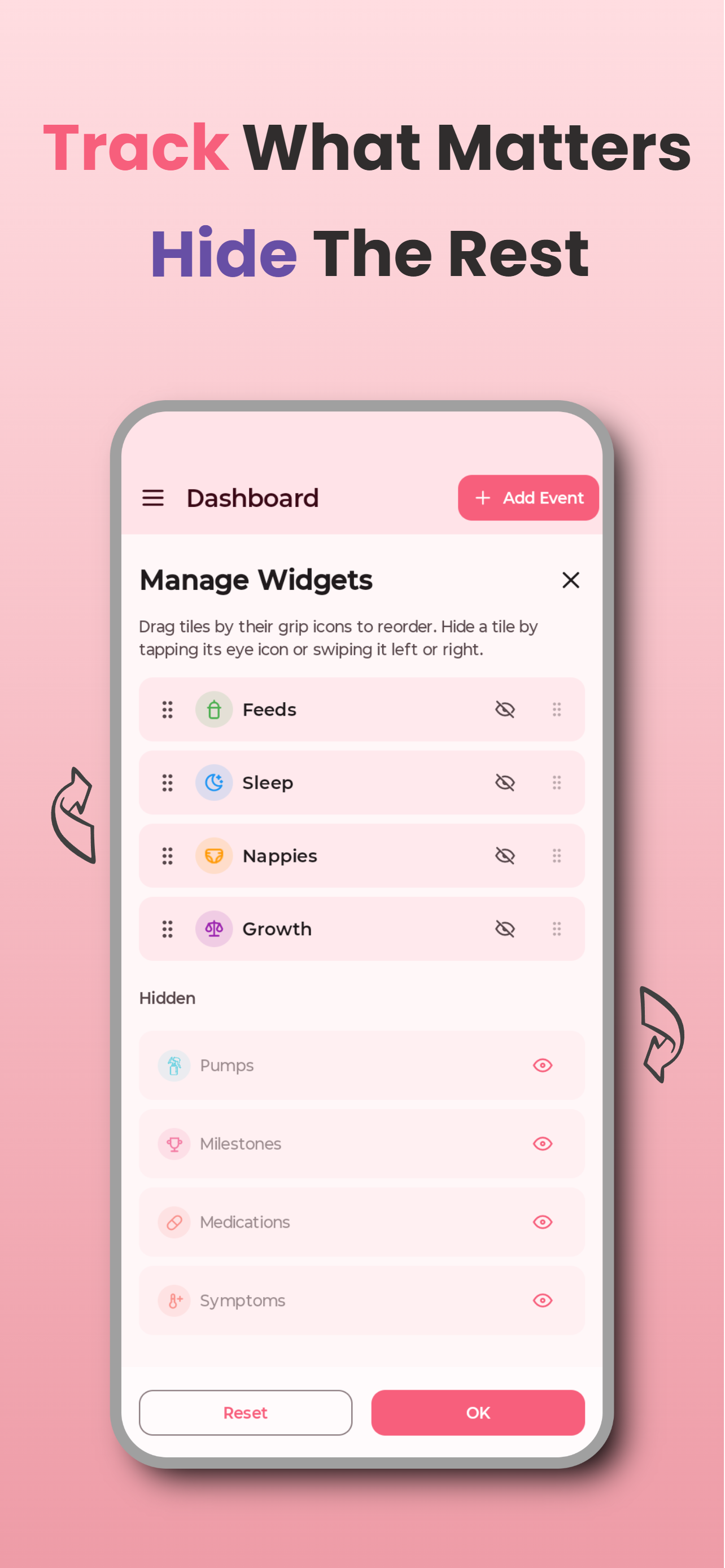 Pebbi: Newborn Baby Tracker