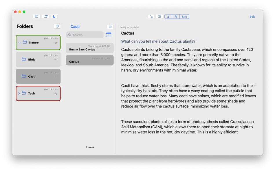 #5. Knit Cap Notes Desktop (macOS) 由: Outer Planet Labs LLC