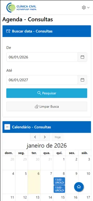 Clínica Civil HCFMRPUSP FAEPA screenshot 3