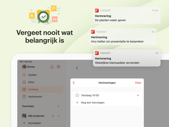 Todoist: to do list & agenda iPad app afbeelding 6