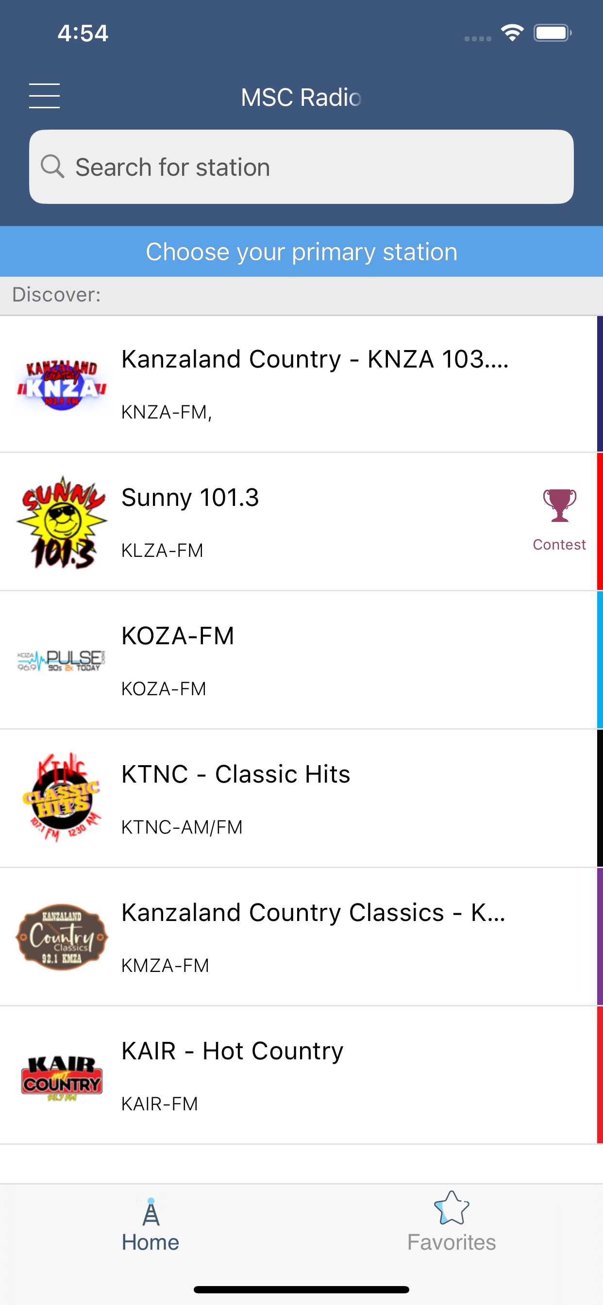 MSC Radio