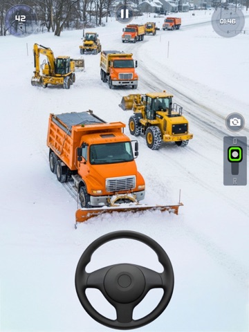 Snow Plow Truck: Digger Sim 3D iPad screenshot