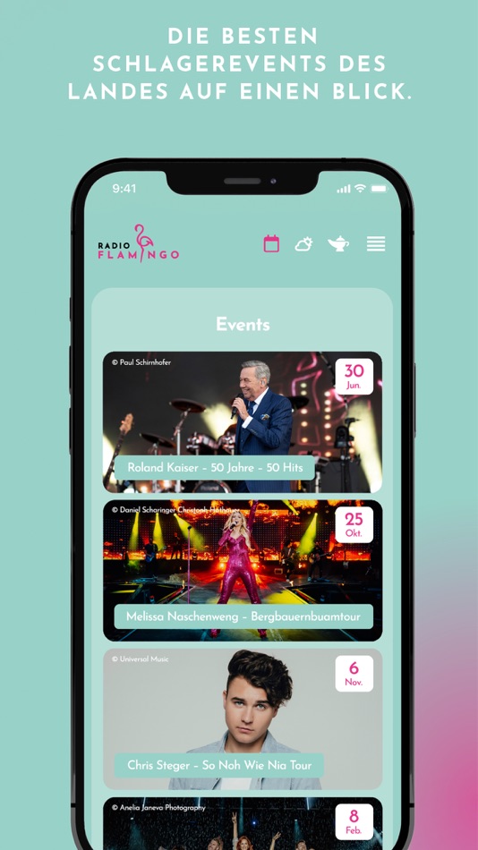 #6. Radio Flamingo (iOS) 由: Schlagerradio Flamingo GmbH
