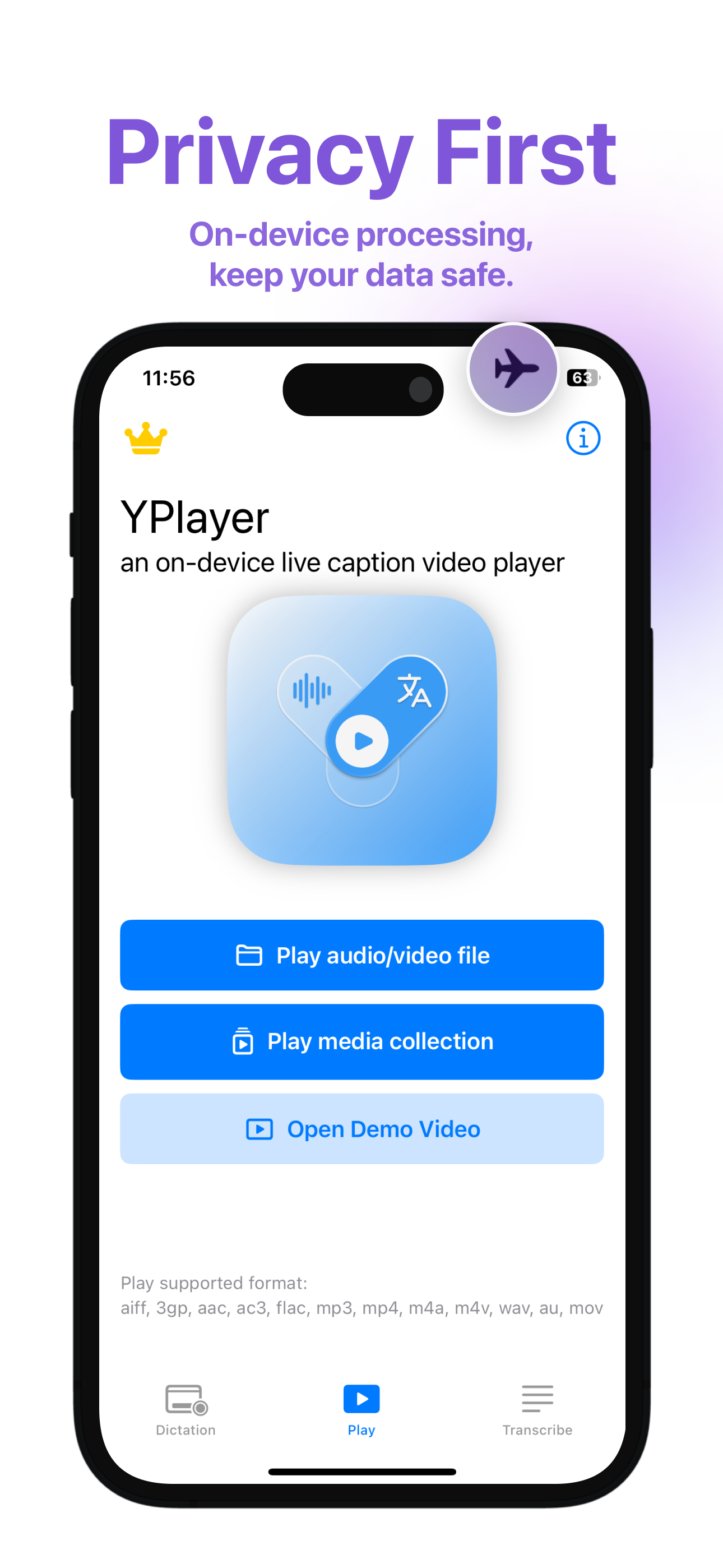 YPlayer: Live Translate Player