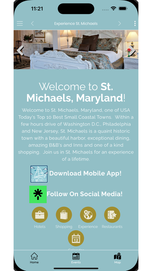#3. Experience St. Michaels (iOS) Podle: St. Michaels Tourism LLC