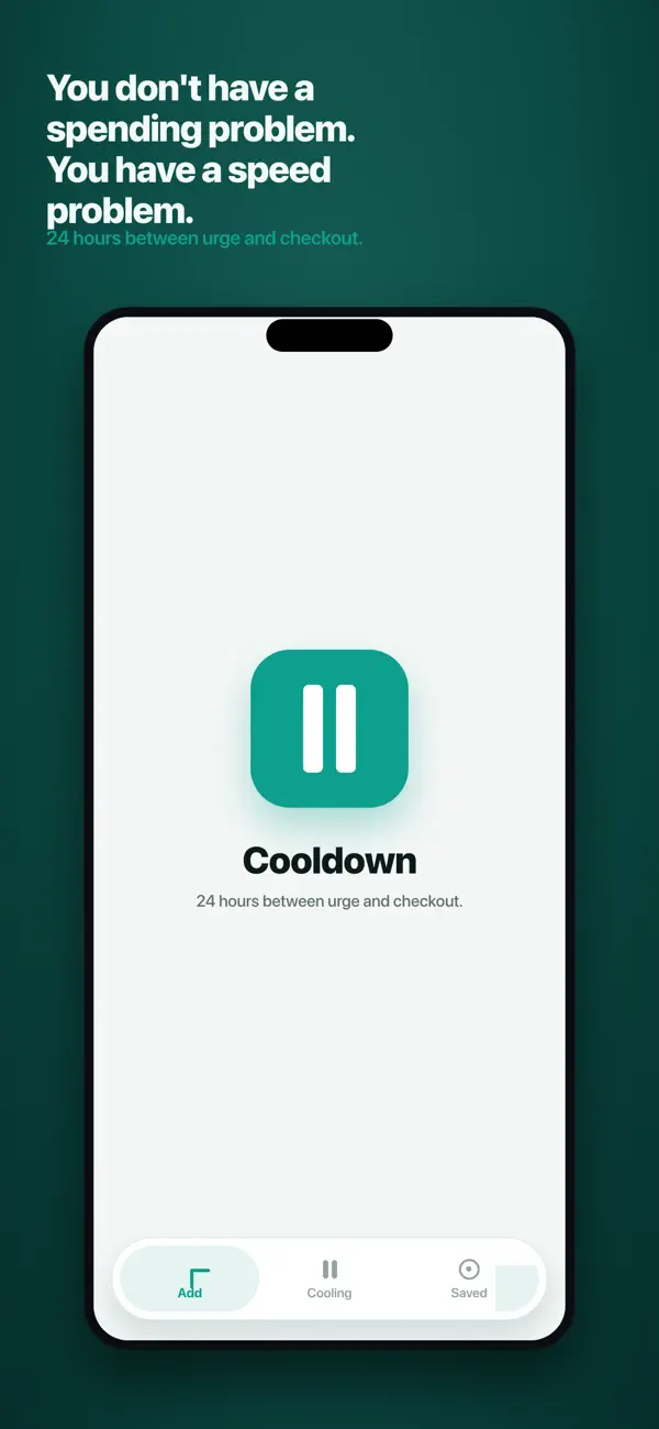 Screenshot #1 pour Cooldown: 24h Buy Pause