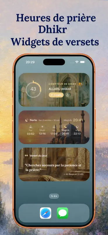 Dhikr Islam Salat Coran Nurlu screenshot 2 of 9