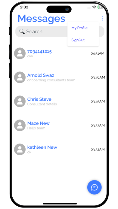 Screenshot 2 of InfiText App
