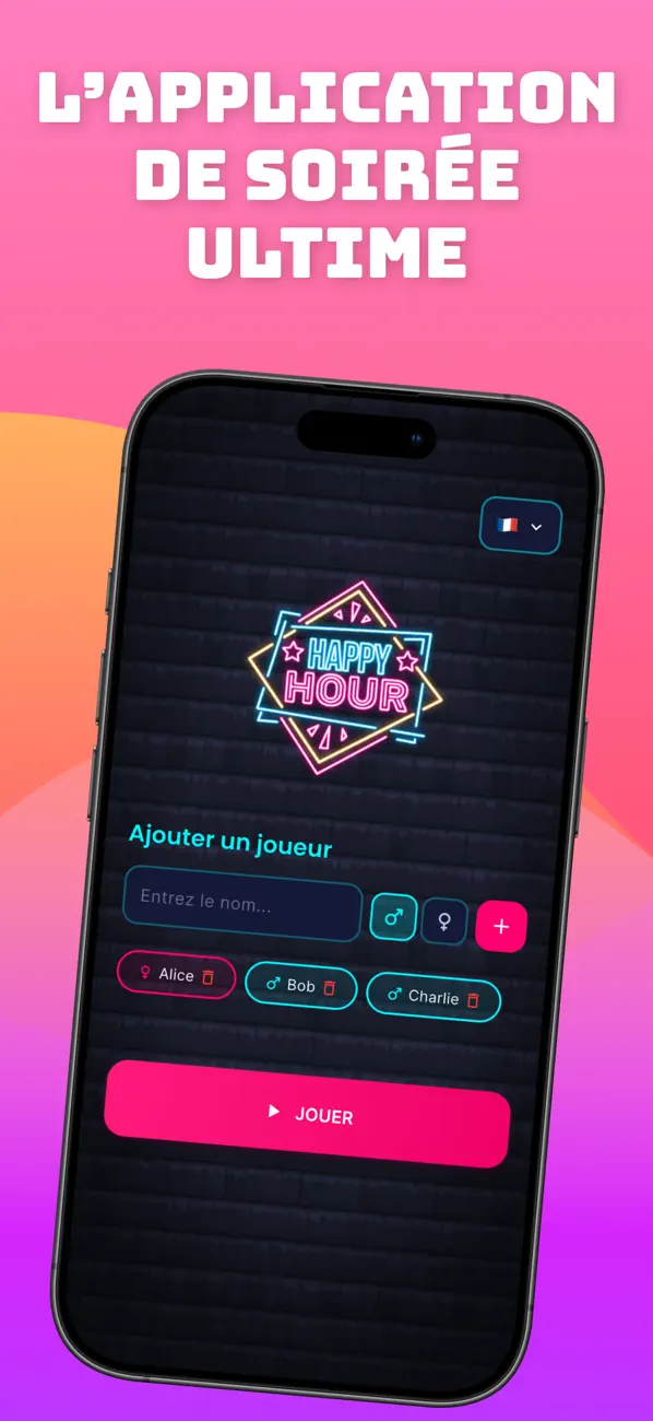 Screenshot #1 pour HappyHour - Jeux de soirée