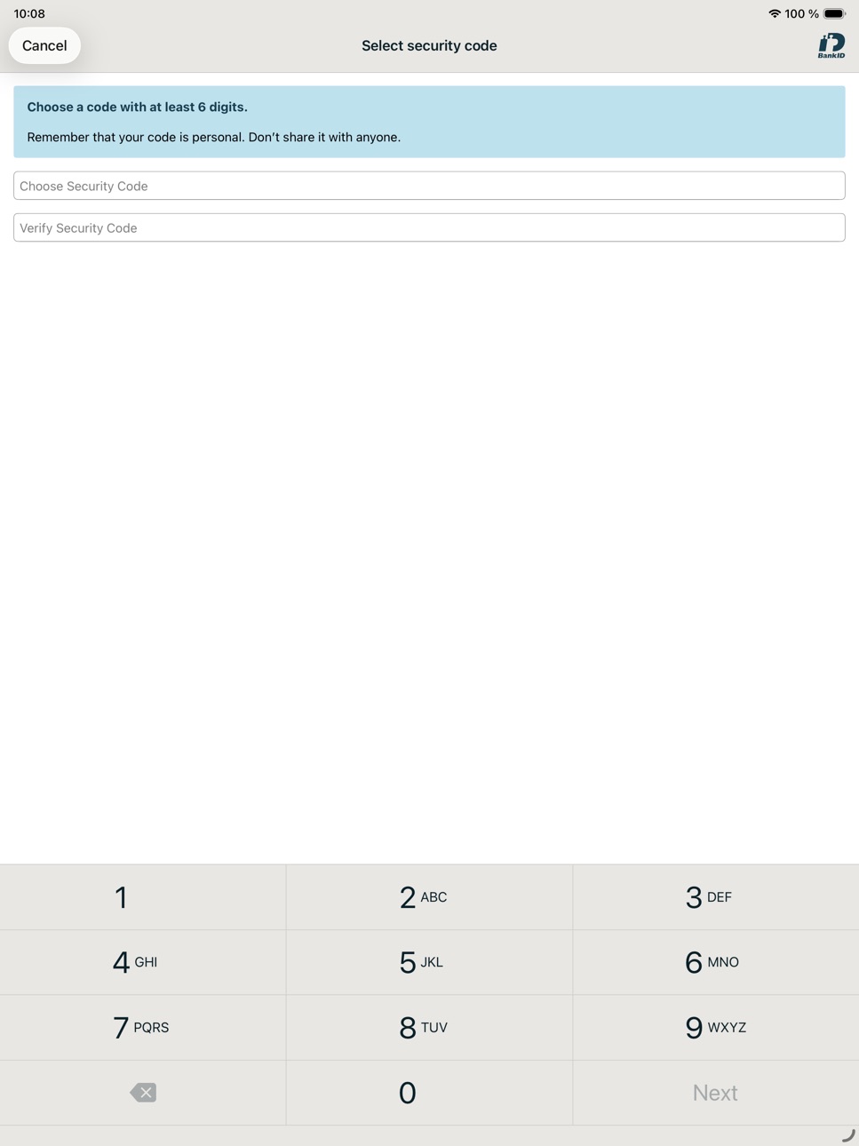 iPad screenshot