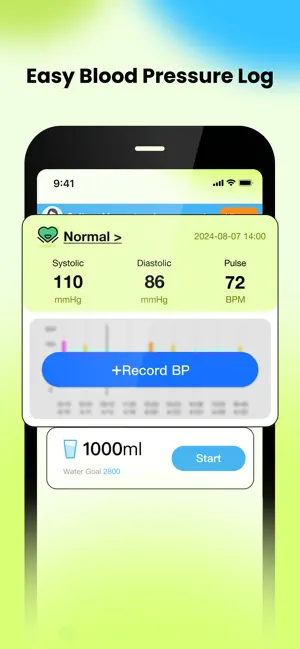Vasol Blood Pressure-Info&Log screenshot 1
