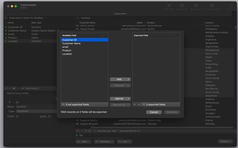 Data Creator LT screenshot