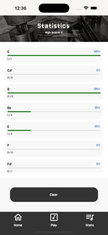 B# or Bb: ear & vocal trainer screenshot