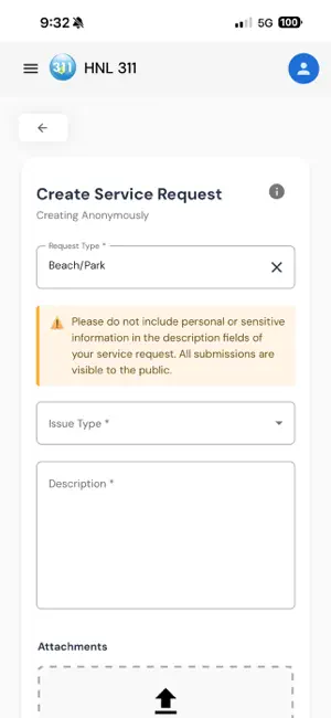 HNL 311 screenshot 1