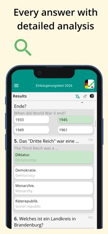Einbürgerungstest 2026 ! iPhone screenshot
