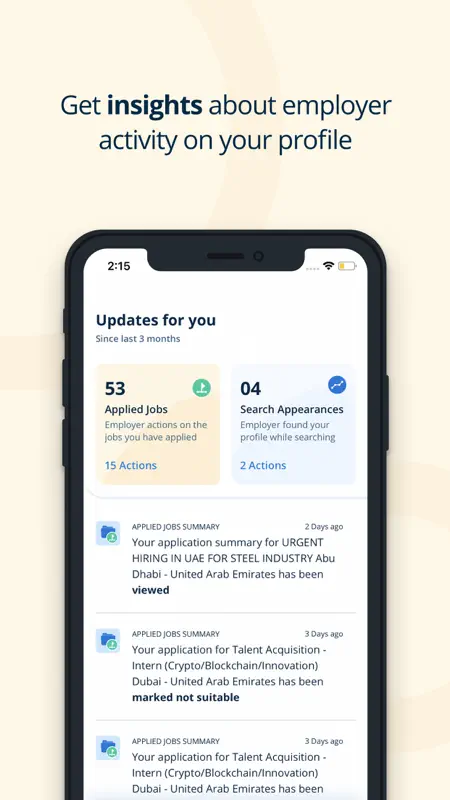 Naukrigulf Job Search App screenshot 5 of 8