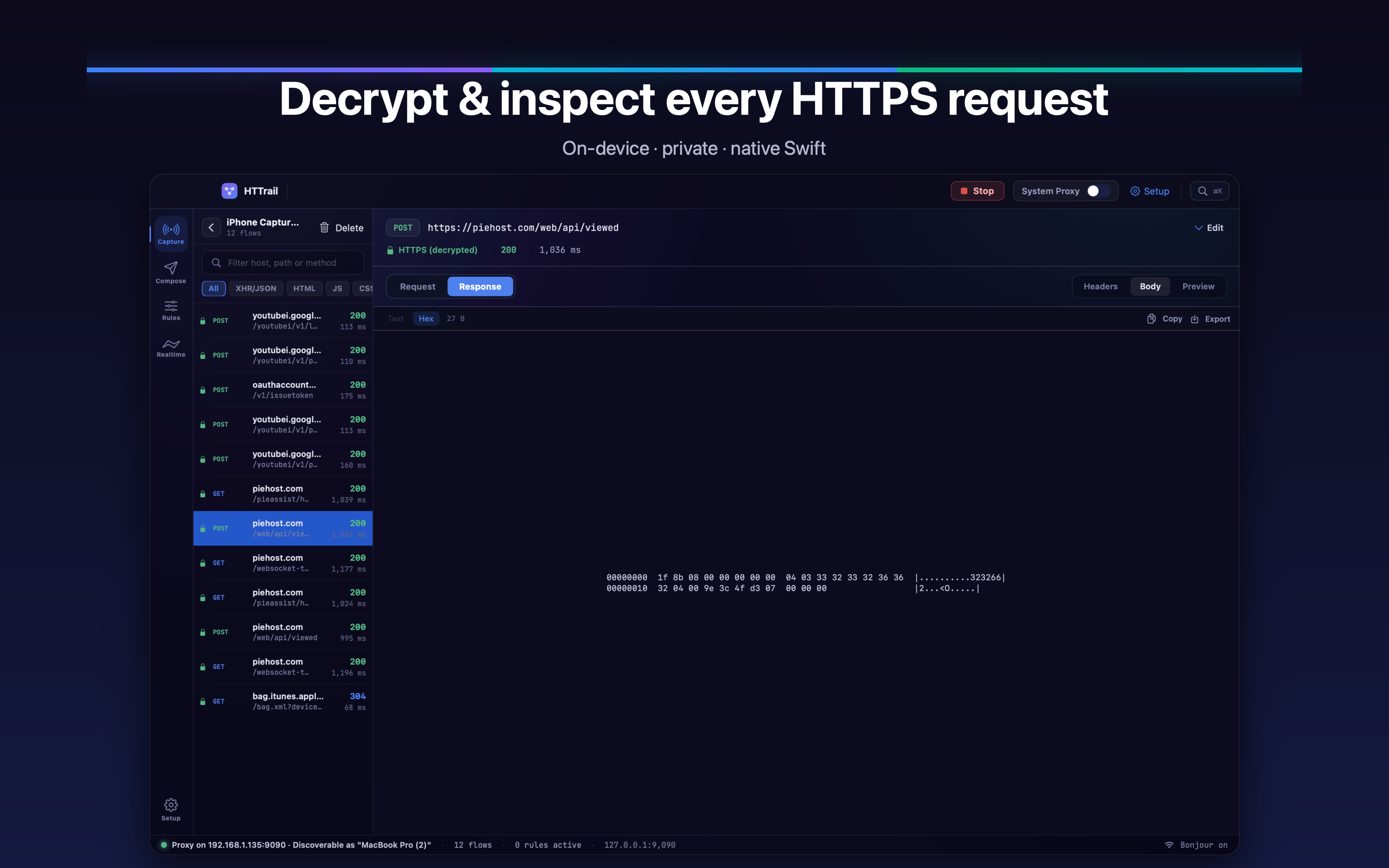 HTTrail screenshot 9
