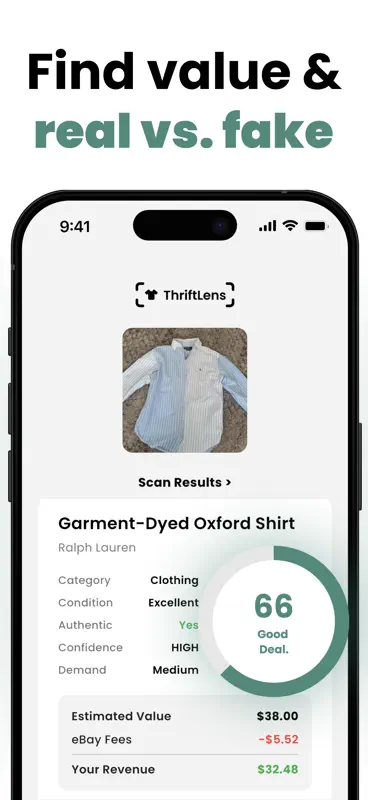ThriftLens: AI Thrift Profit screenshot 3 of 4