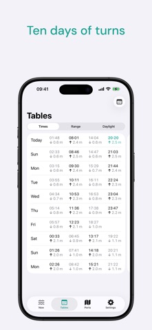 Darker Tides: NZ tide times screenshot