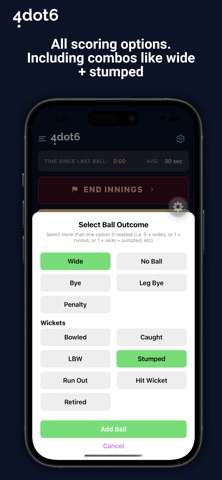 Cricket Umpire Ball Counter Screenshot 8 of 8