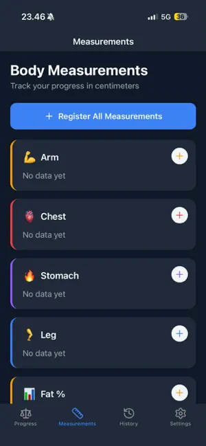Weight and Body Tracker screenshot 2