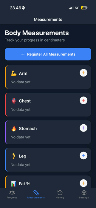 Weight and Body Tracker Screenshot 2 of 4