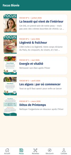 Biovie – Alimentation vivante screenshot 2
