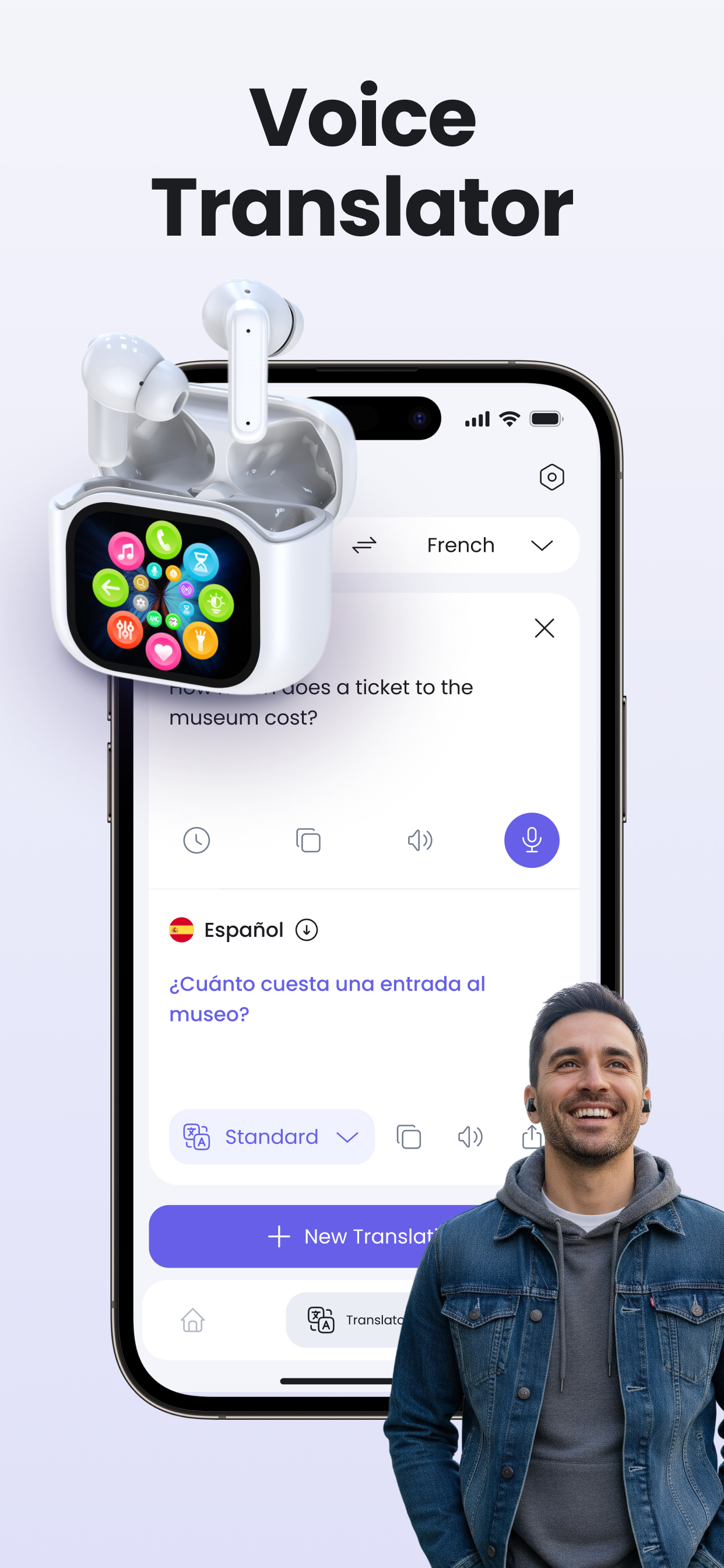 Toki - AI Translator Earbuds