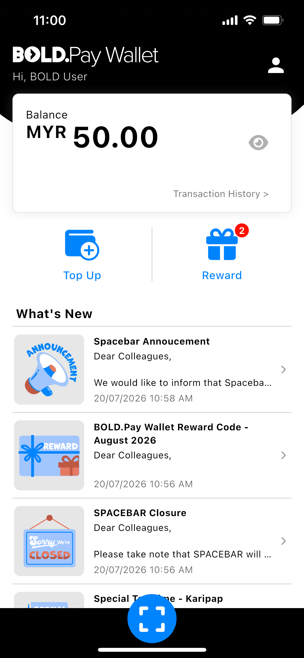 BOLD.Pay Wallet screenshot 4