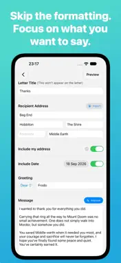 Simple Letters screenshot 1