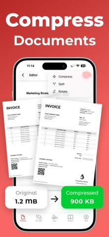 PDF Editor: Fill Edit,Sign PDF iPhone screenshot