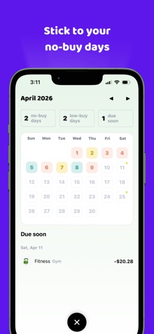 BuyBye - Budget Planner iPhone screenshot 6
