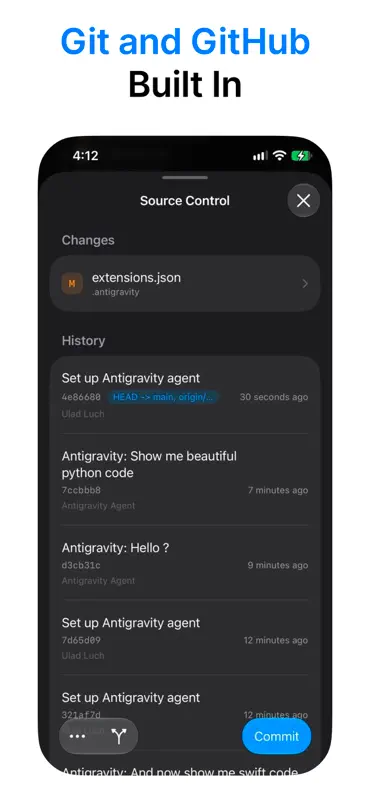 Mobile IDE for Antigravity AI screenshot 5 of 7