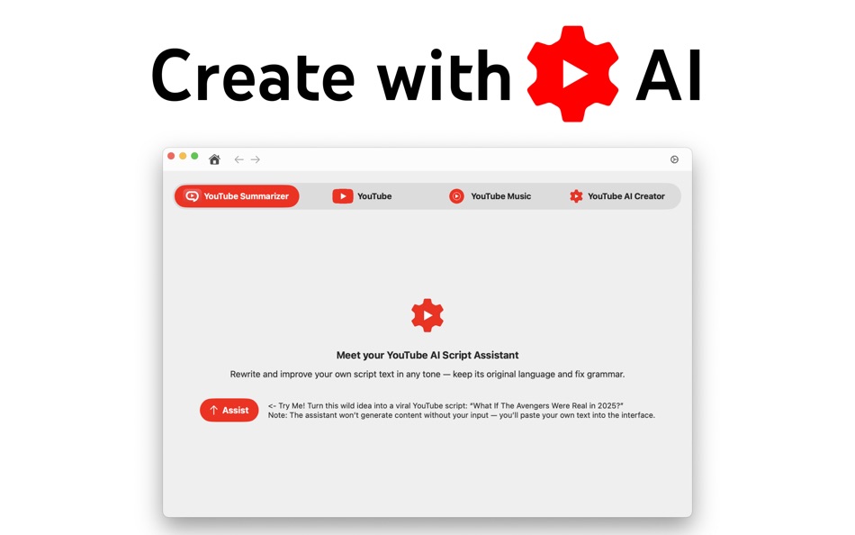 #5. App for YouTube ® (macOS) 由: EdgeAI Minds LLC