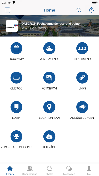Screenshot 3 of OMICRON Events App