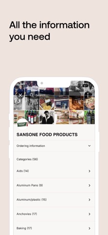 Sansone Food Products iPhone screenshot