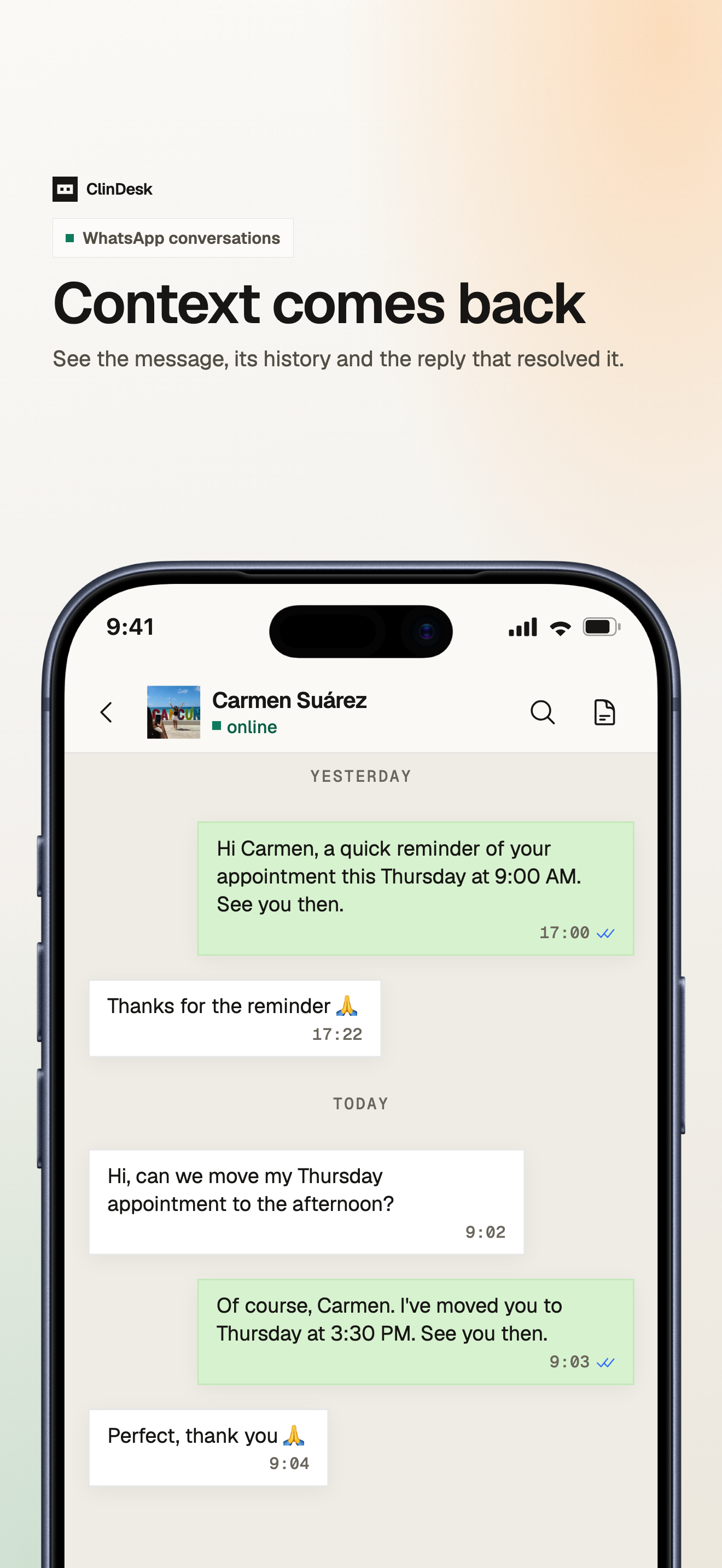 ClinDesk: AI Clinic Assistant screenshot 2