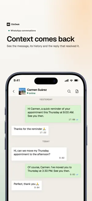 ClinDesk: AI Clinic Assistant screenshot 2