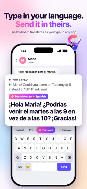 Swaytype AI Translate Keyboard screenshot 1