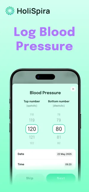 HoliSpira: Blood Pressure Plan screenshot 2