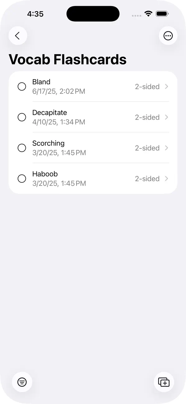 #2. FlexiDeck (iOS) 来自: Tyler Sheft