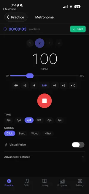 Guitar Practice Journal screenshot 3