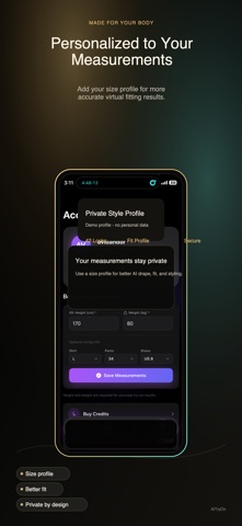 Style My Look - AI Try On iPhone screenshot